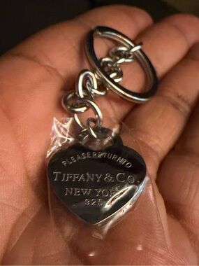Inspired Heart Tag Keyring